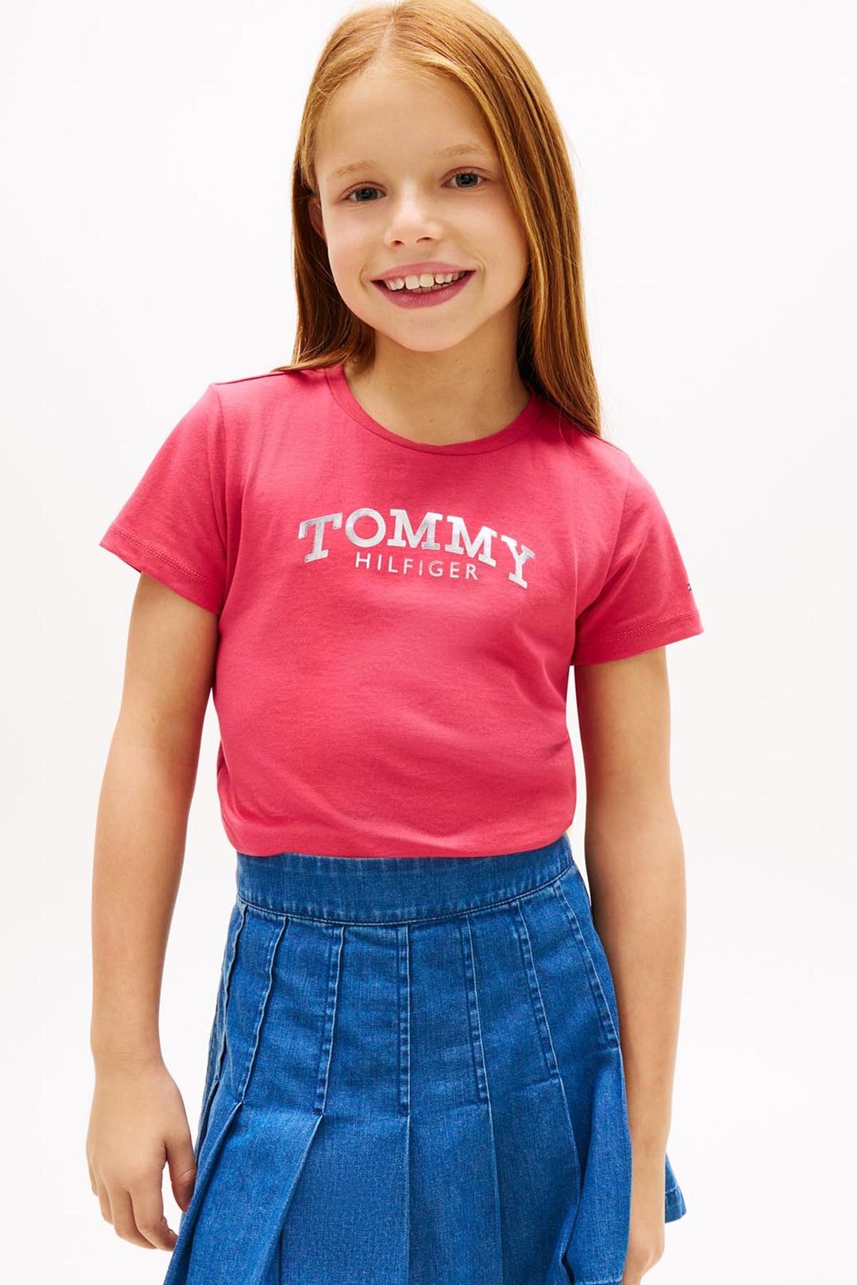 Tommy Hilfiger Kız Çocuk Tişört KG0KG08974