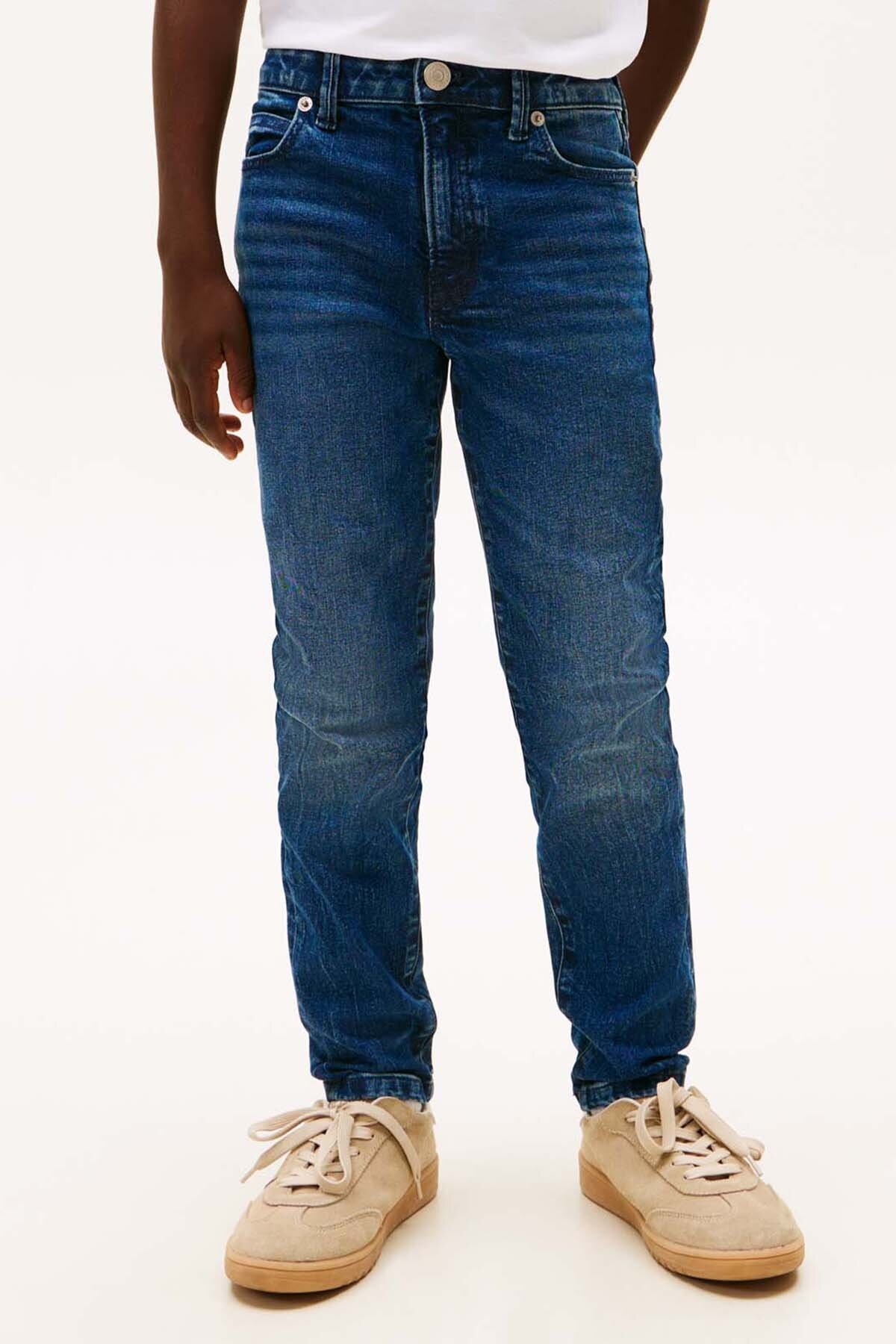 Tommy Hilfiger Erkek Çocuk Kot Pantolon KB0KB10040