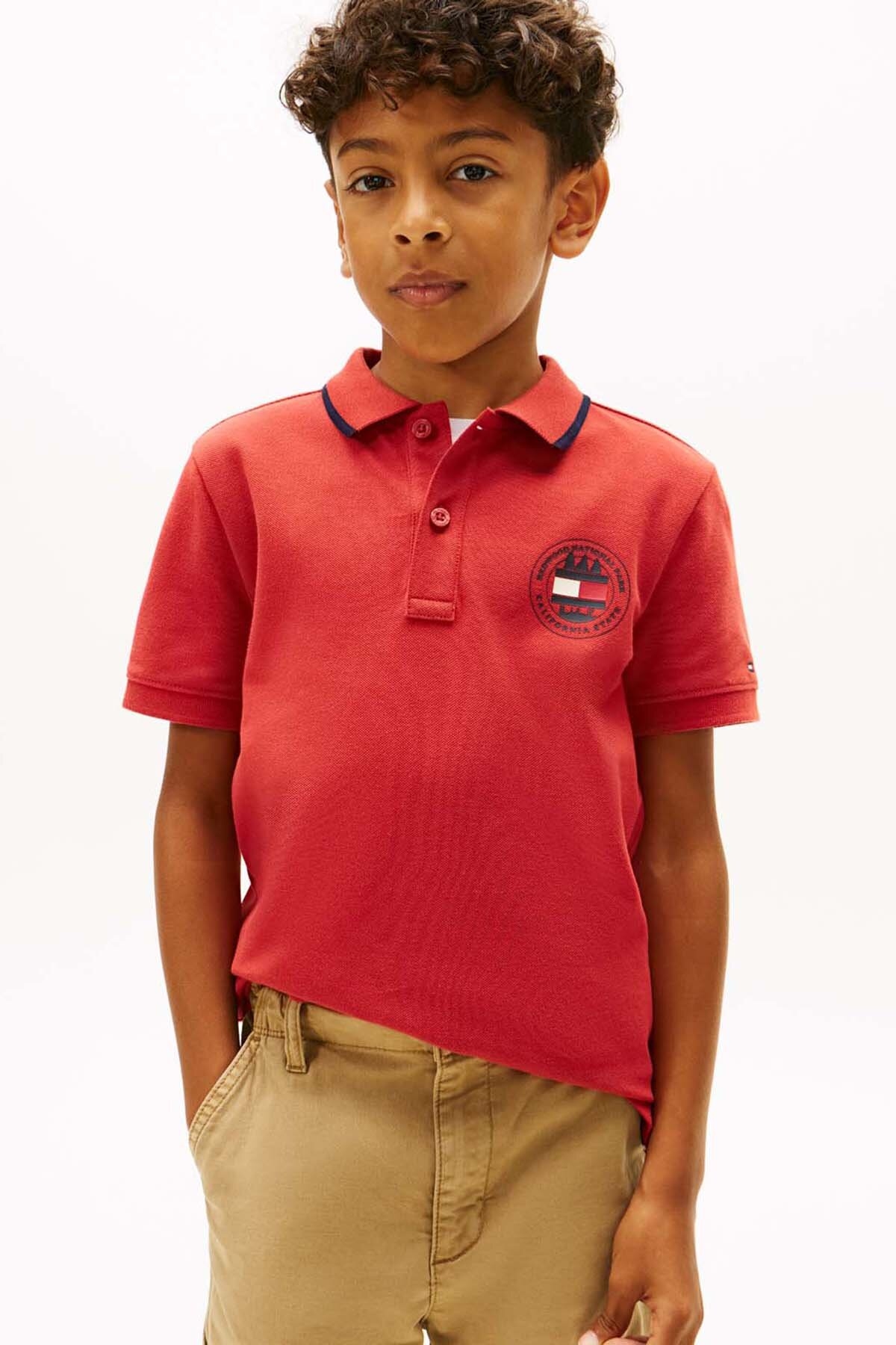 Tommy Hilfiger Erkek Çocuk Tişört KB0KB10043