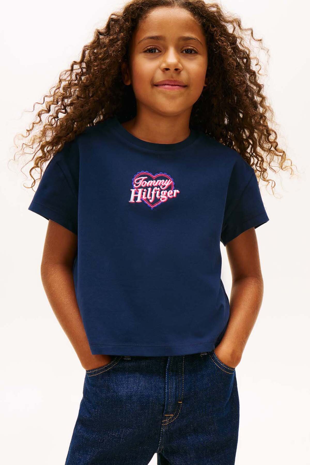 Tommy Hilfiger Kız Çocuk Tişört KG0KG09280