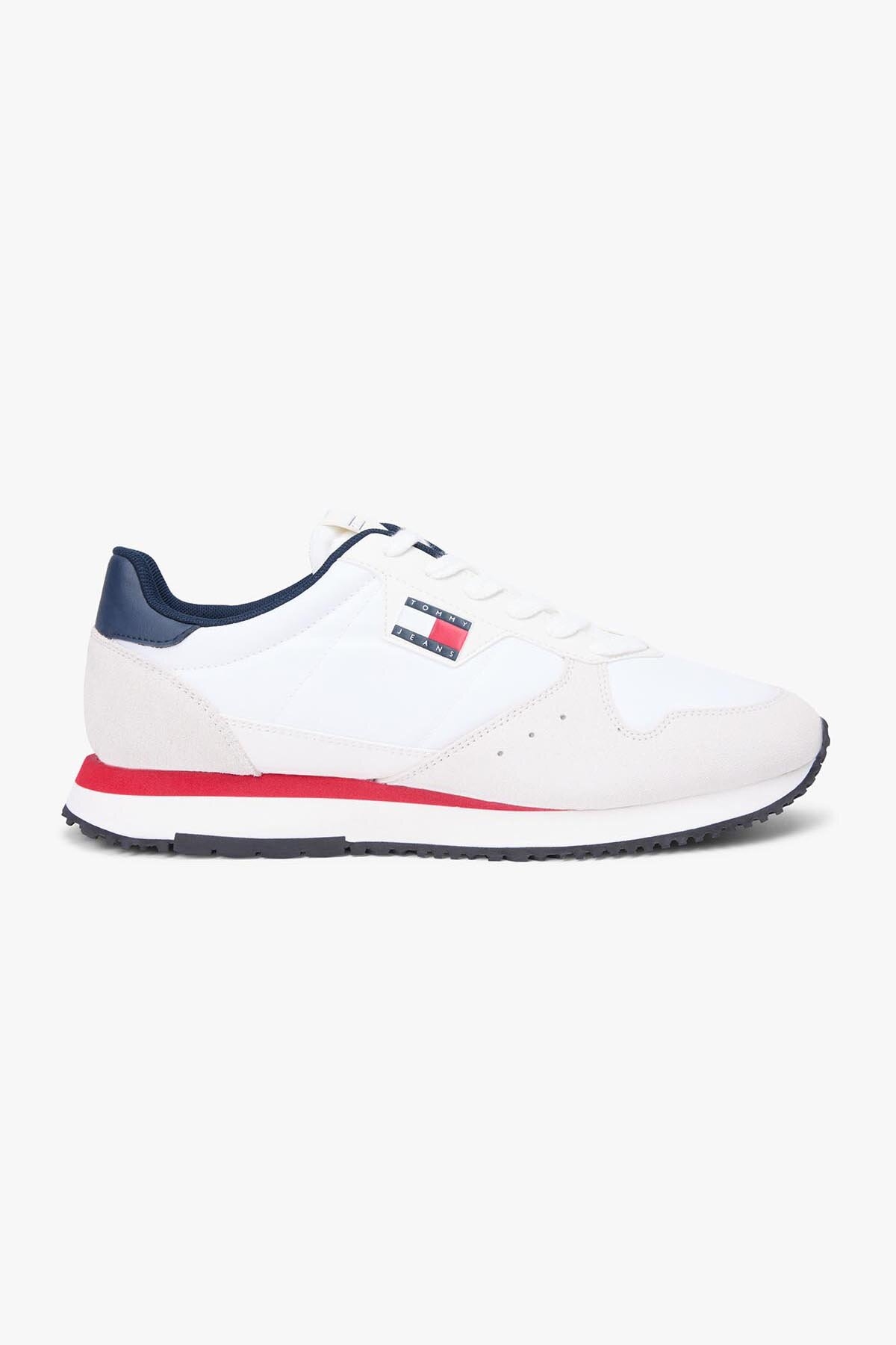 Tommy Jeans Erkek EVA Runner Leather Ayakkabı EM0EM016490GY