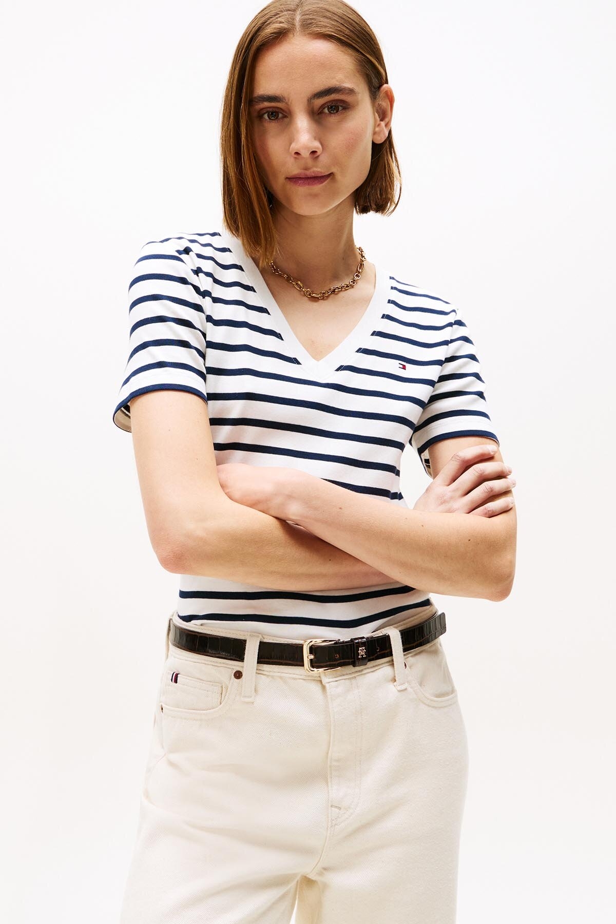 Tommy Hilfiger Kadın Tişört WW0WW40584