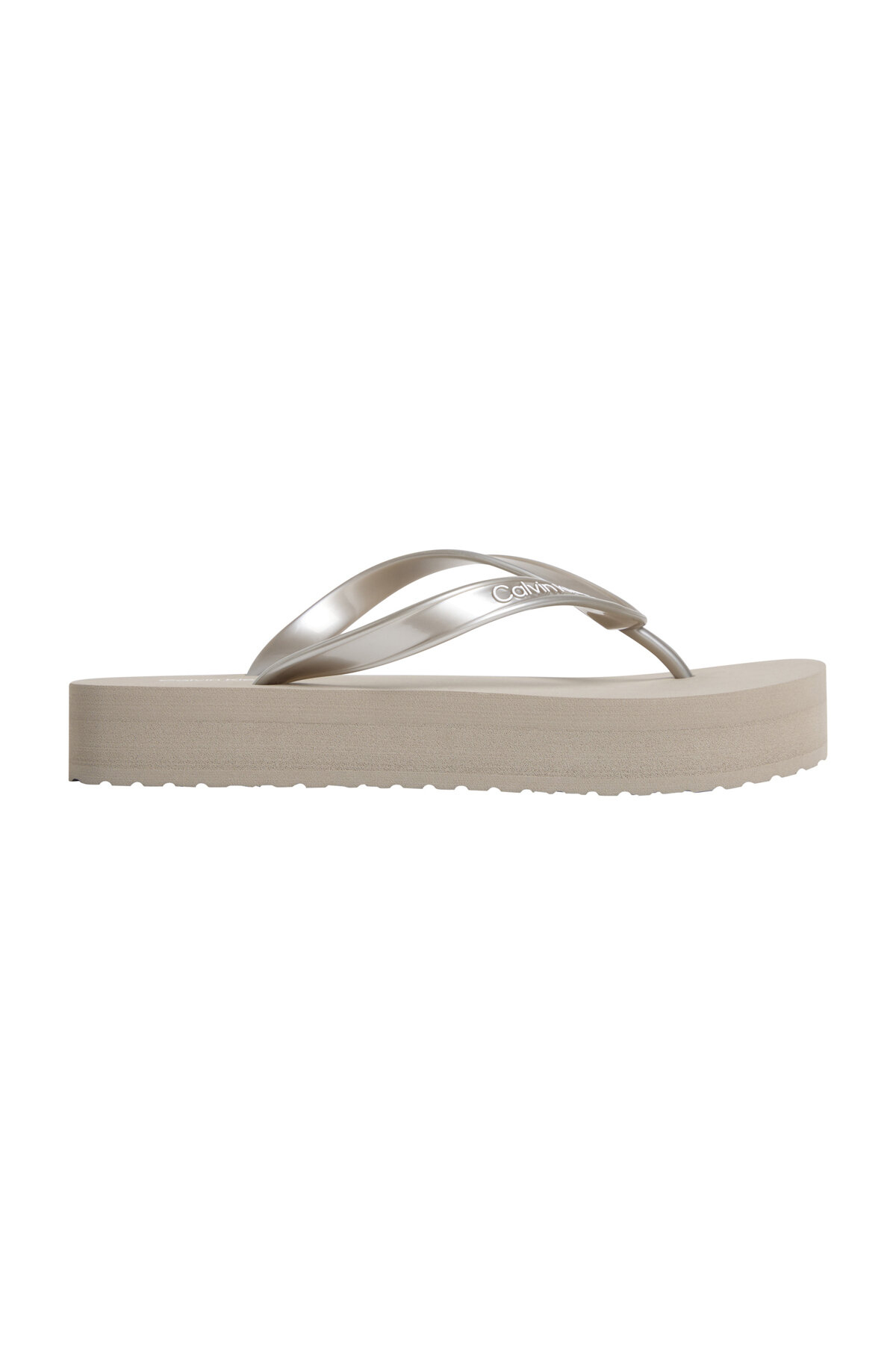 Calvin Klein Kadın Flatform Flip Flop Met TPU Terlik HW0HW03120PBO