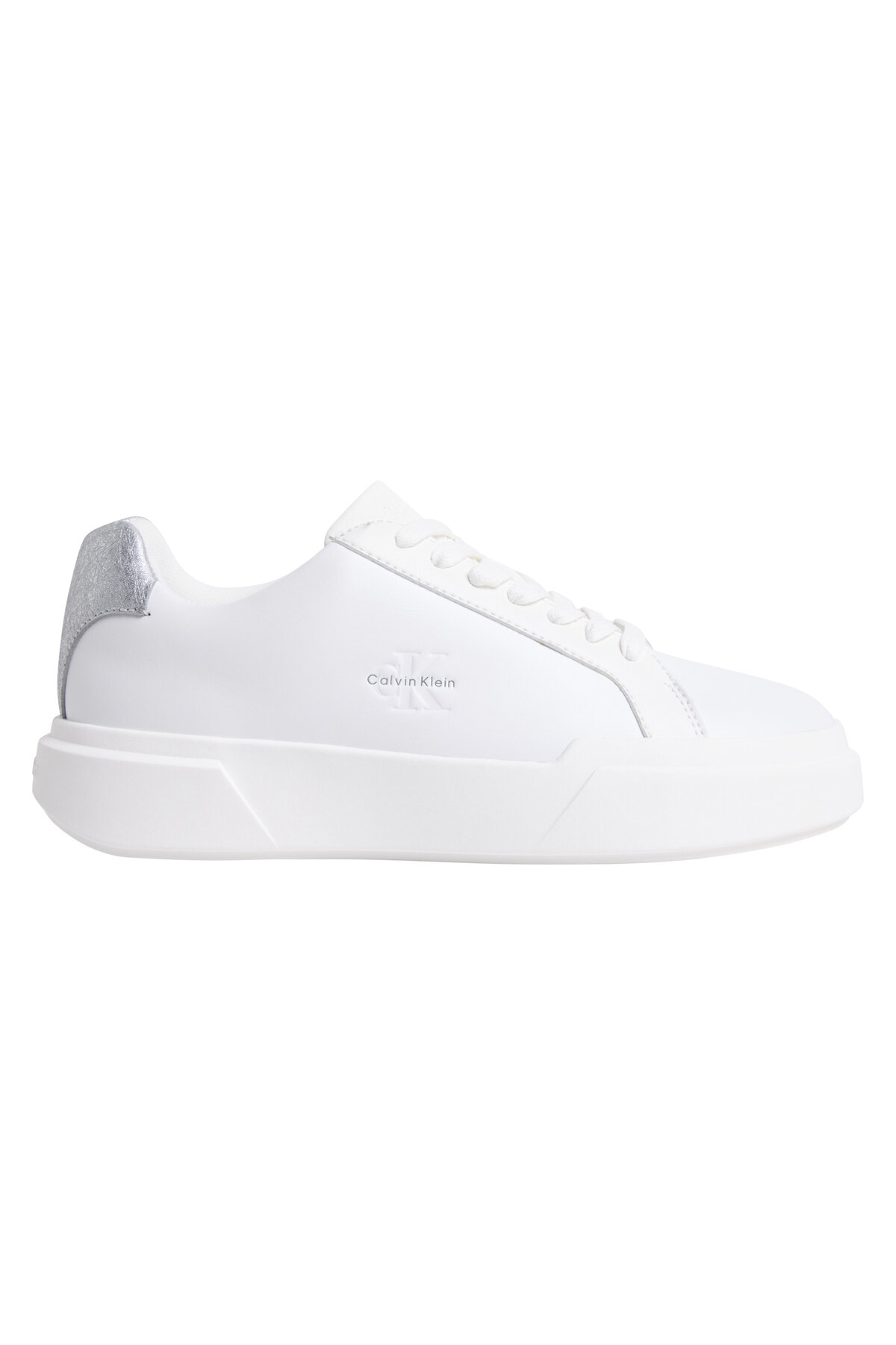 Calvin Klein Kadın Chunky Cupsole Met Lth Ayakkabı HW0HW0298805Y
