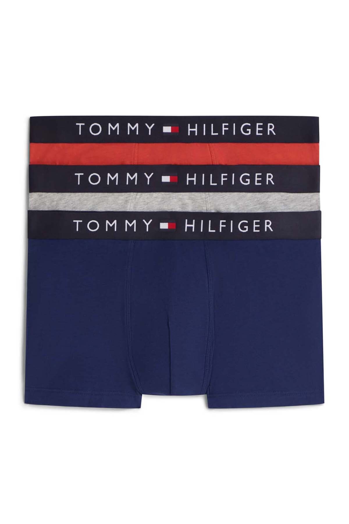 Tommy Hilfiger Erkek 3'lü Boxer UM0UM039000UM