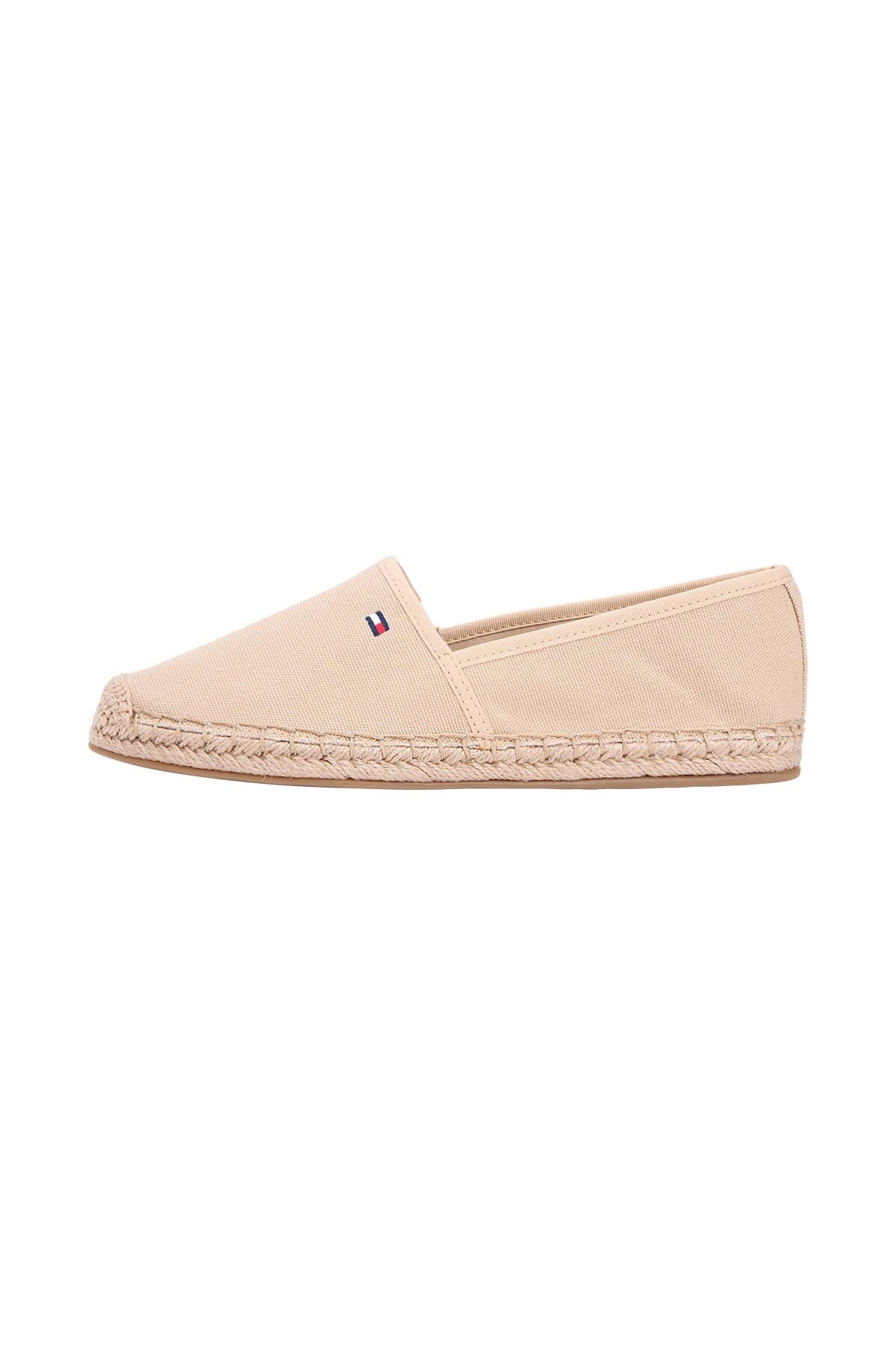 Tommy Hilfiger Kadın Flag Canvas Espadrille Ayakkabı FW0FW08541AB3