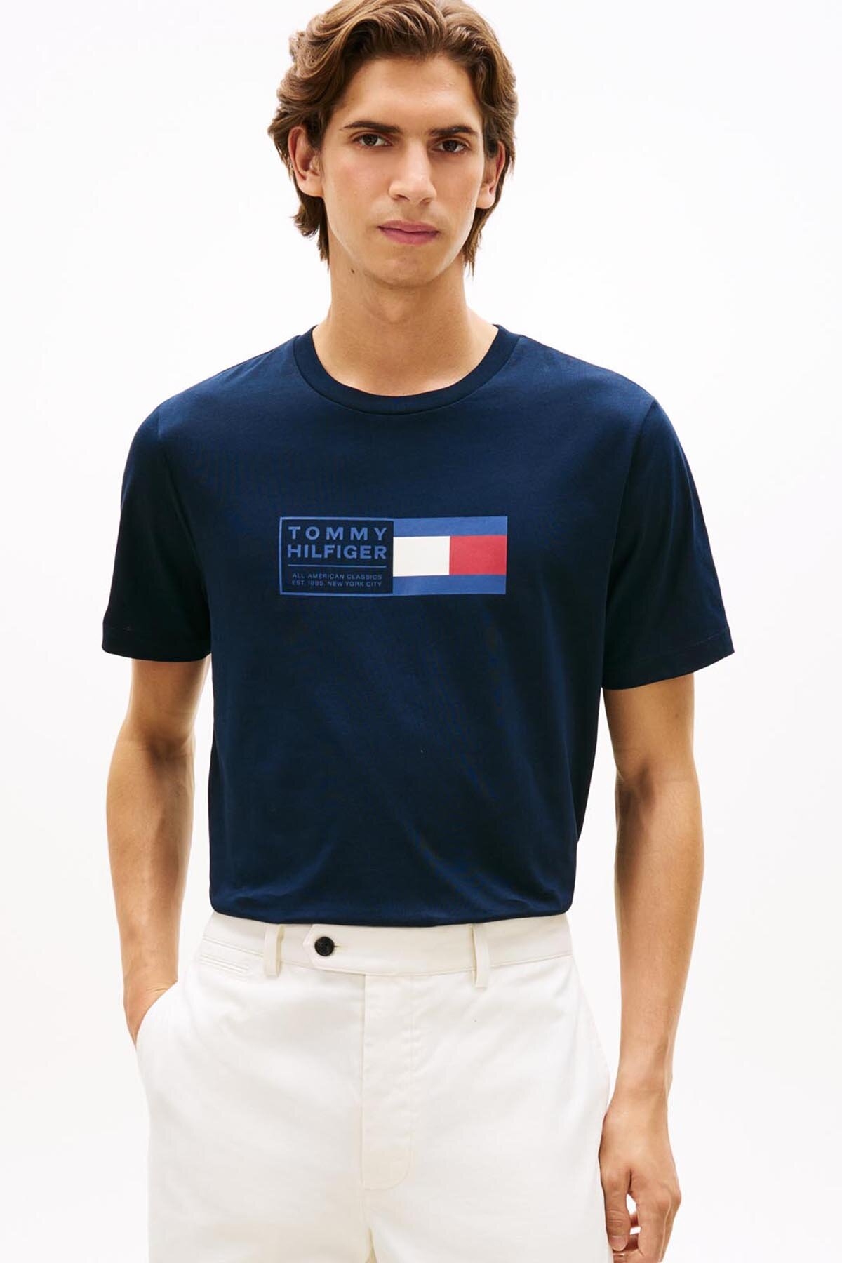 Tommy Hilfiger Erkek Tişört MW0MW42366