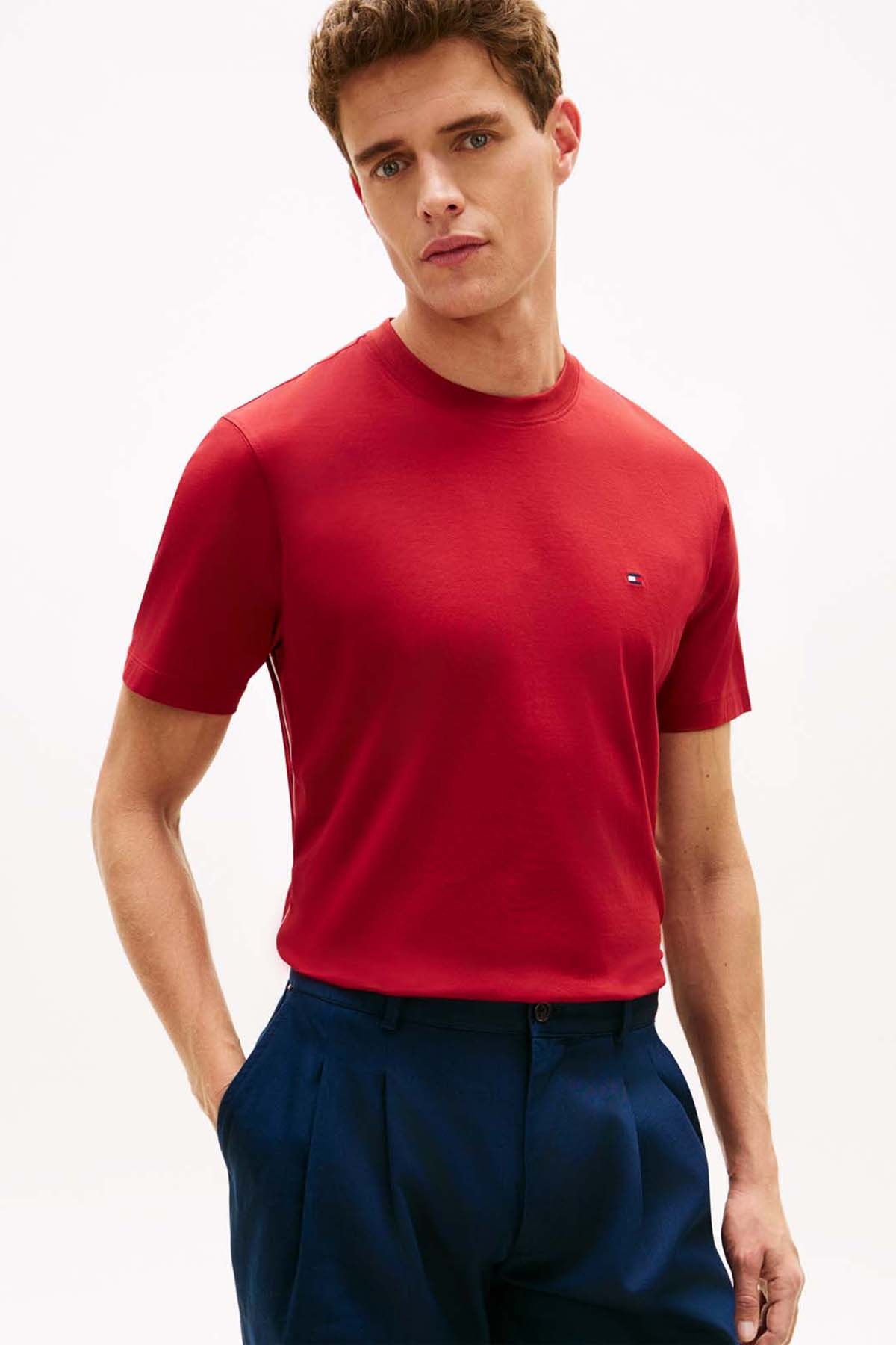 Tommy Hilfiger Erkek Tişört MW0MW42393