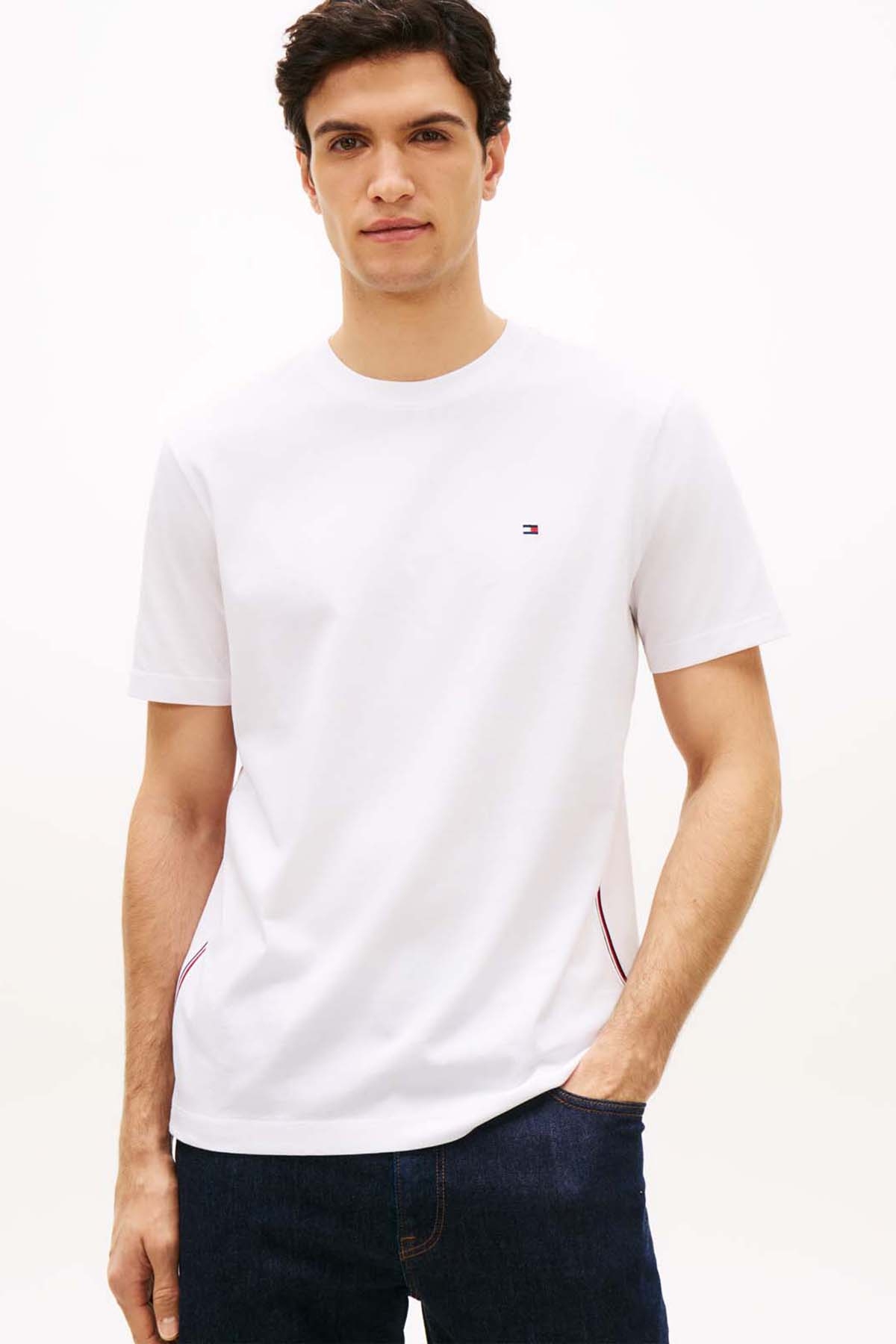 Tommy Hilfiger Erkek Tişört MW0MW42393