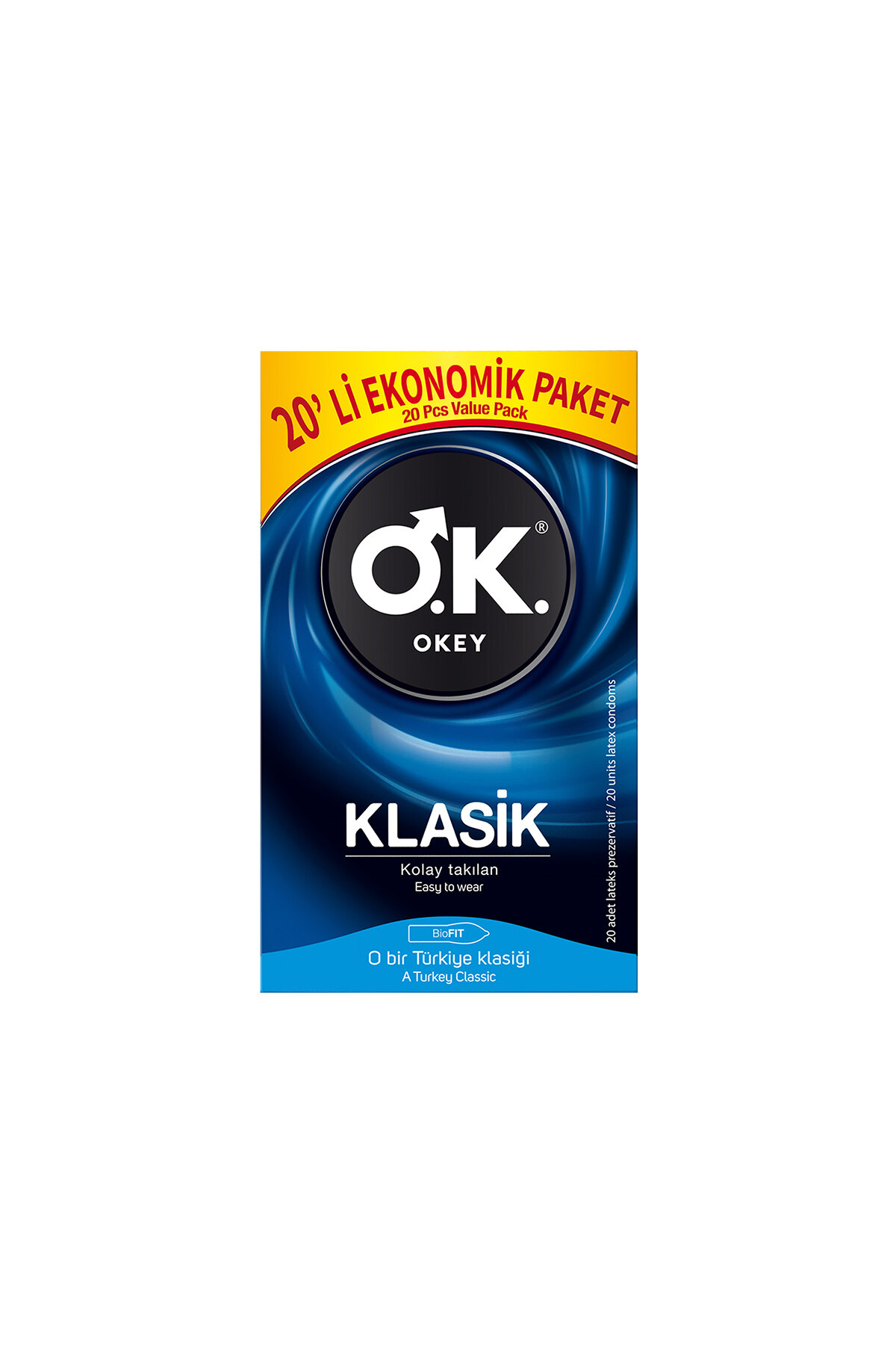 Okey Prezervatif Klasik 20'li