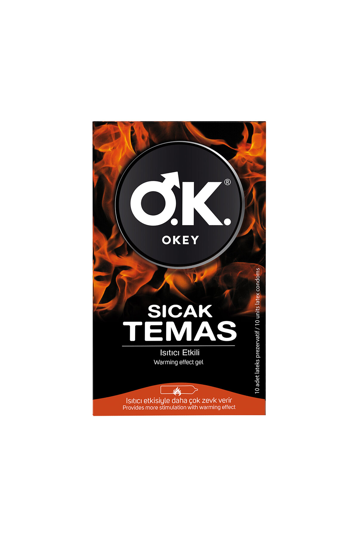 Okey Prezervatif Sıcak Temas 10'lu