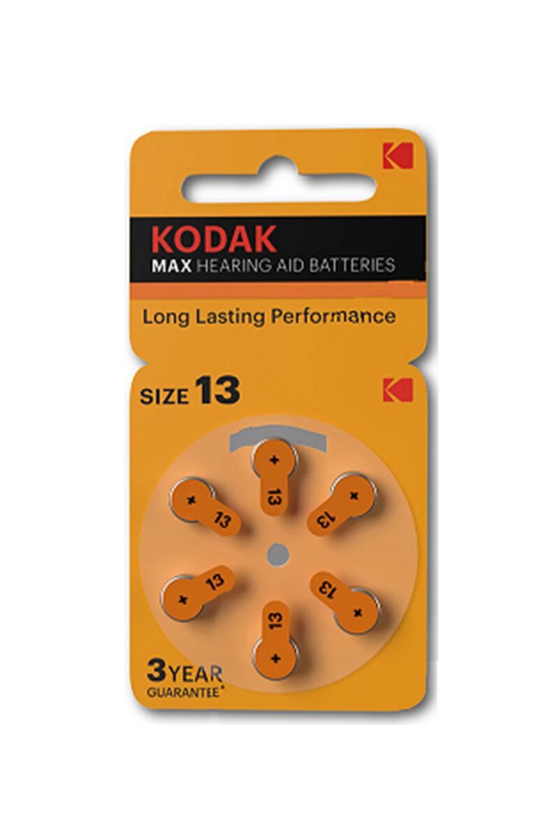 Kodak İşitme Cihazı Pili p13 6 Adet