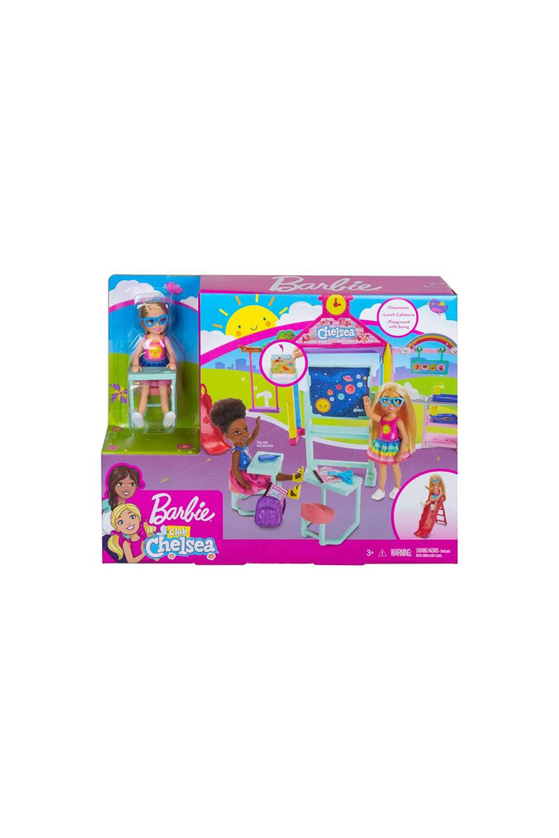 Barbie® Chelsea Okulda Oyun Seti, 15 cm boyunda, sarışın, aksesuarlı GHV80