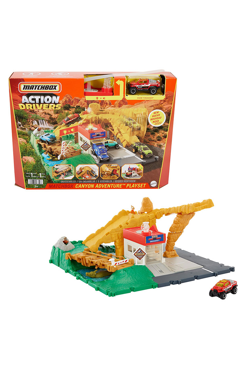Matchbox Aksiyon Sürücüleri İtfaiye Kurtarma Ekibi Oyun Seti