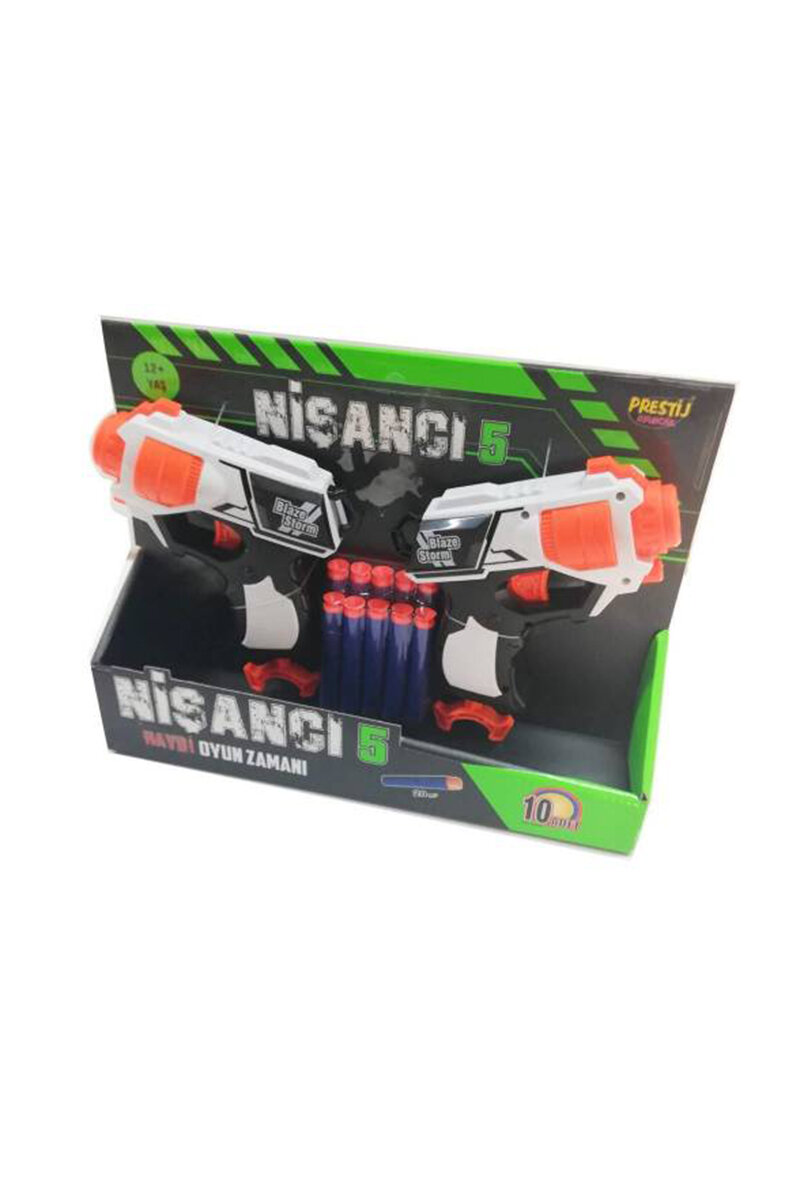 Nişancı 5 Dart Atan Oyuncak Silah 2li
