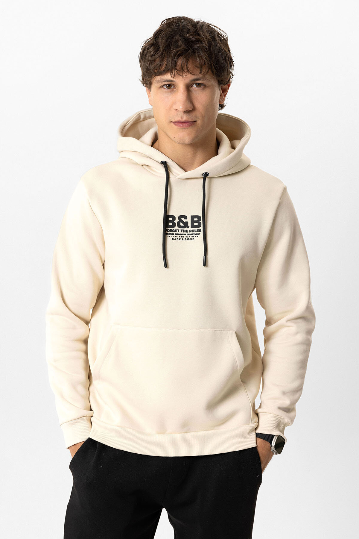 Back&Bond Erkek Sweatshirt B34W12035