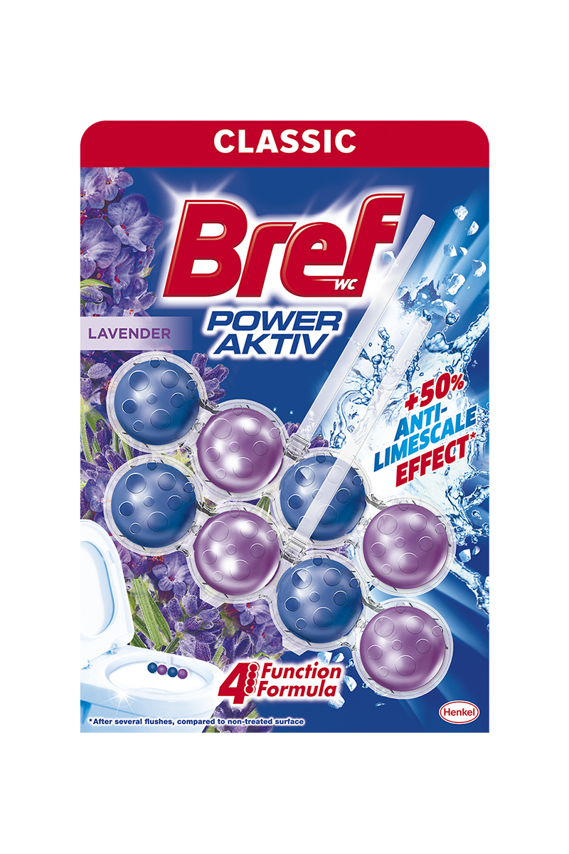 Bref Power Aktiv Wc Temizleyici Blok 2'li Lavanta