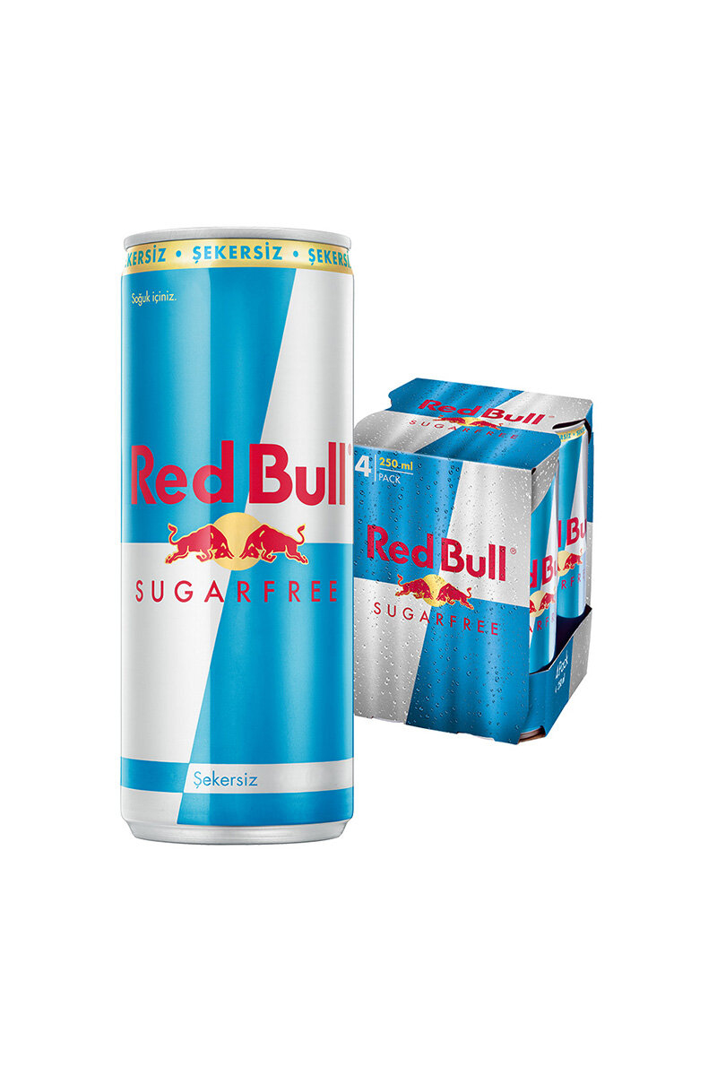 Red Bull Enerji İçeceği Şekersiz 4X250 ml
