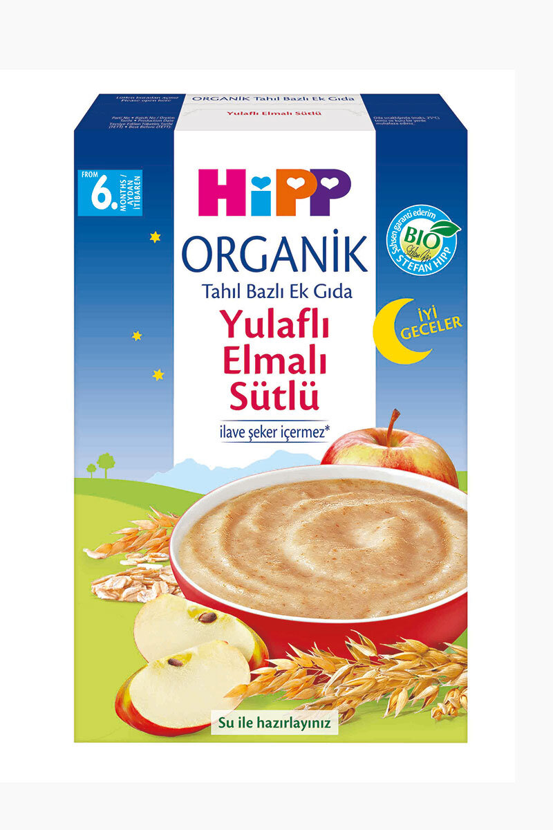 Hipp Organik İyi Geceler Yulaflı Elmalı 250 g