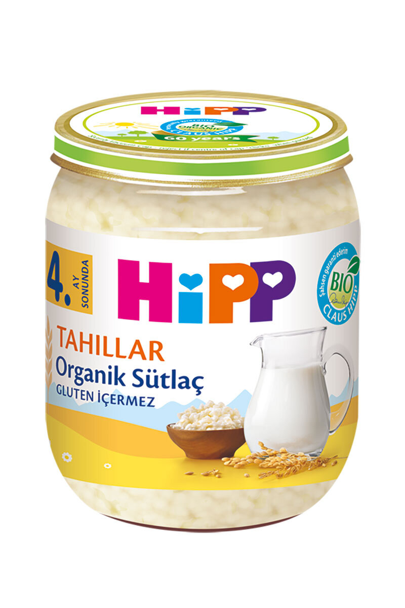 Hipp Organik Sütlaç Kavanoz Maması 125 g