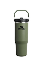 Stanley The IceFlow Flip Straw Pipetli Termos Dried Pine 0.89 Litre