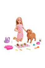 Barbie ve Yeni Doğan Köpekler Oyun Seti