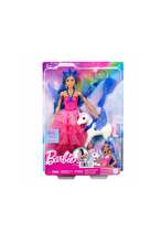 Barbie Mavi Saçlı Prenses Bebek HRR16