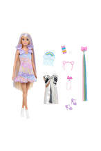 Barbie Upuzun Muhteşem Saçlı Bebekler-Saç Tasarım Oyun Seti