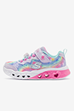 Skechers Flutter Heart Lights - Groovy Swirl Çocuk Ayakkabı 303253L-LVAQ