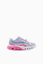 Skechers Flutter Heart Lights - Groovy Swirl Çocuk Ayakkabı 303253L-LVAQ