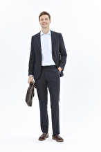 Finesuits Erkek Düz İpli Takım Elbise 2412101005.DIPSC6S