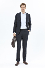 Finesuits Erkek Düz İpli Takım Elbise 2412101005.DIPSC6S