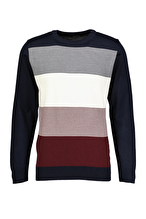 Finesuits Erkek Desenli Yünlü Kazak 2422201023.DSOYR
