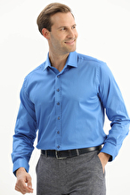 Finesuits Erkek Basic Elastanlı Pamuk Saten Gömlek 2512103103.PSTLR