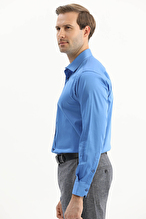 Finesuits Erkek Basic Elastanlı Pamuk Saten Gömlek 2512103103.PSTLR
