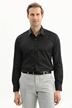Finesuits Erkek Basic Elastanlı Pamuk Saten Gömlek 2512103104.PSTLS