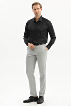Finesuits Erkek Basic Elastanlı Pamuk Saten Gömlek 2512103104.PSTLS