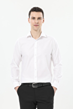 Finesuits Erkek Non-Iron Düz Pamuk Gömlek 2512103101.NONR
