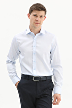 Finesuits Erkek Non-Iron Saten Pamuk Gömlek 2512103112.NONSTS