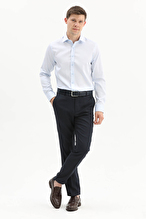 Finesuits Erkek Non-Iron Saten Pamuk Gömlek 2512103112.NONSTS