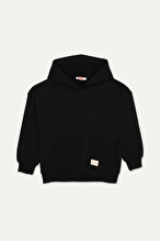 Funfair Erkek Çocuk Basic Kapüşonlu Sweatshirt 2526207002.BK