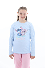 Lilo&Stitch © Disney Funfair Kız Çocuk Uzun Kollu Tişört 252OZLS-1001