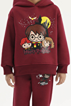 Harry Potter © Warner Bros Funfair Kız Çocuk Sweatshirt 262OZHP-1005 Bordo