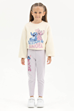 Stitch © Dısney Funfair Kız Çocuk Tayt 262OZLS-1002 Lila