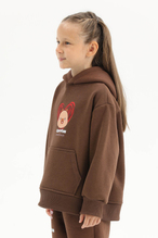 Capybara © Capyfun Funfair Kız Çocuk Sweatshirt 262OZCB-1003 Kahve