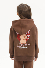 Capybara © Capyfun Funfair Kız Çocuk Sweatshirt 262OZCB-1003 Kahve