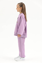 Kuromı © Sanrıo Funfair Kız Çocuk Sweatshirt 261OZKR-1002 Lila