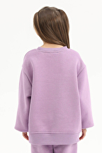 Kuromı © Sanrıo Funfair Kız Çocuk Sweatshirt 261OZKR-1002 Lila