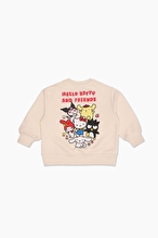 Hello Kıtty © Sanrıo Funfair Kız Çocuk Sweatshirt 262OZHK-1003 Ekru