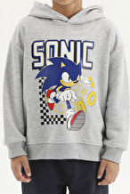 Sonıc © Sega Funfair Erkek Çocuk Sweatshirt 262OZSC-1001 Gri